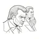 Create a tattoo inspired by Pulp fiction and django movies tattoo design idea