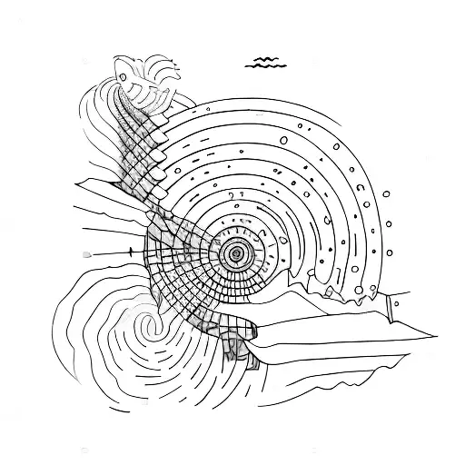This too shall pass for a man down spine tattoo design idea