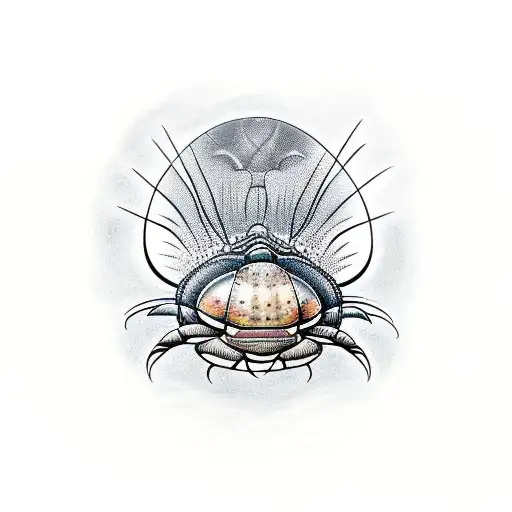 horseshoe crab  tattoo design idea