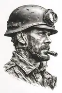 soldier sapper tattoo design idea