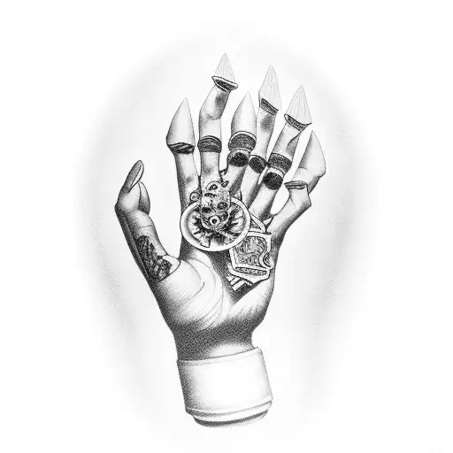 Deathmans Hand gamble with my life tattoo design idea