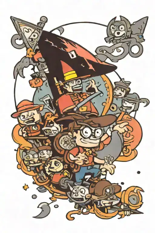 gravity falls tattoo design idea