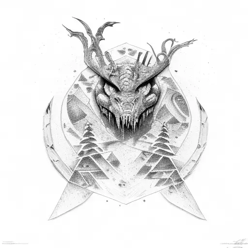 apex predator tattoo design idea