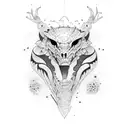 apex predator tattoo design idea
