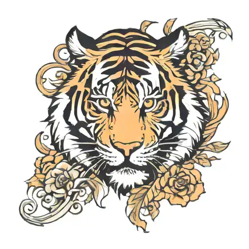 Tiger clawing skin arm tatoo tattoo design idea