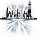 Chicago Skyline tattoo design idea