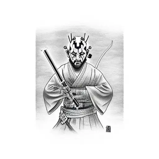 Darth Maul tattoo design idea