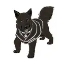 German Shepard named Germu tattoo design idea