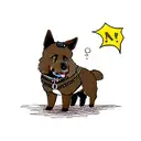 German Shepard named Germu tattoo design idea