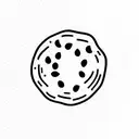 Cookies tattoo design idea