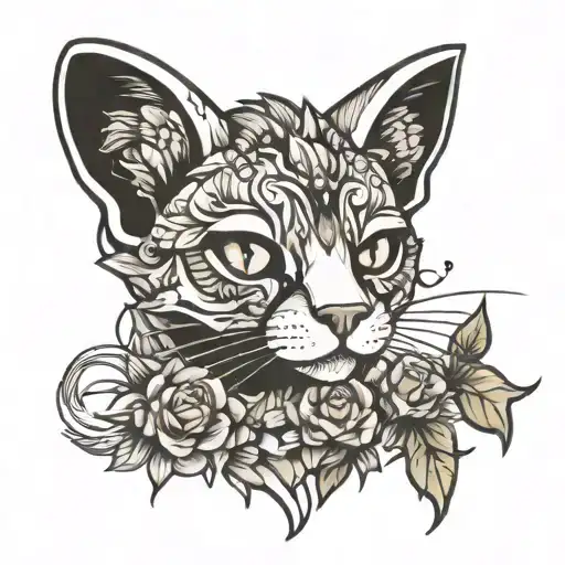 baddie tattoo design idea