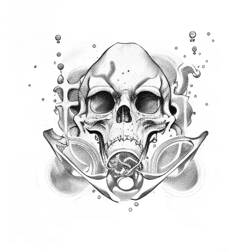 Alchemy chemistry tattoo design idea