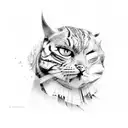 blind tattoo design idea