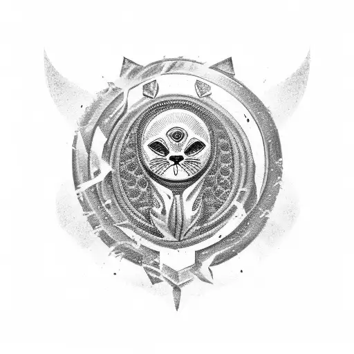 magical seal of invincibility  tattoo design idea