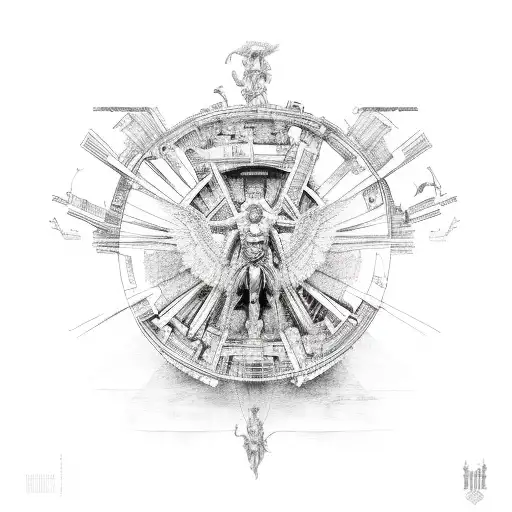 icarus tattoo design idea