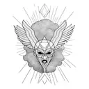 icarus tattoo design idea