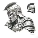 Gladiator tattoo design idea