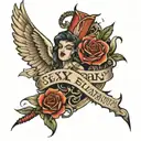 sexy words  tattoo design idea