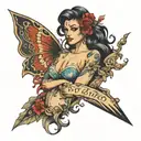 sexy words  tattoo design idea