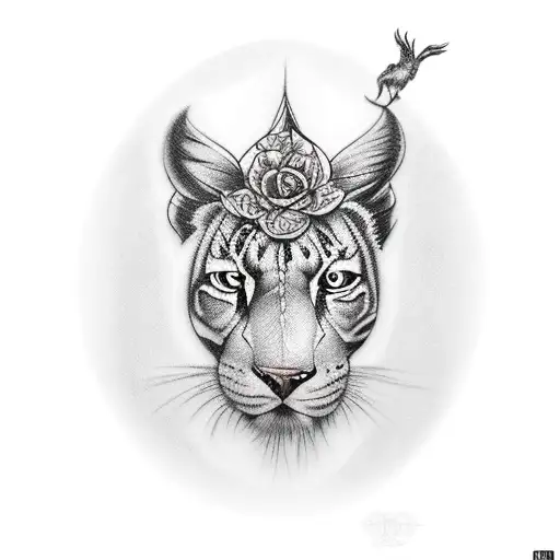hunting tattoo design idea