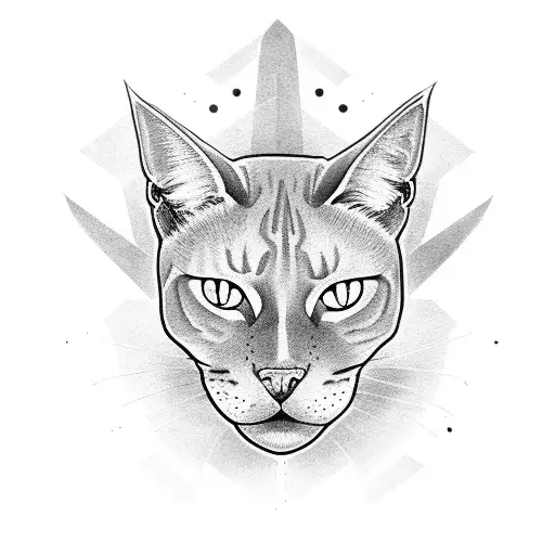a hellcat  tattoo design idea