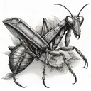 PRAYING MANTIS tattoo design idea