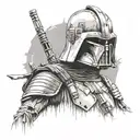 between raider Star Wars tattoo design idea