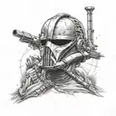 between raider Star Wars tattoo design idea