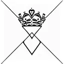 Tiara with April 8th 2022 date tattoo design idea