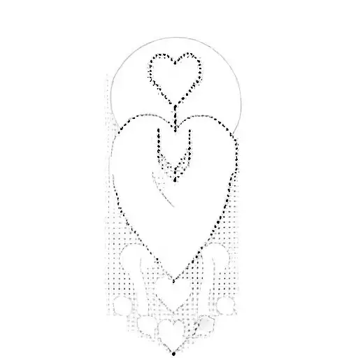 a heart with a cross going through with the words "nana 09/13/1954-04/29/2017" with angel wings  tattoo design idea