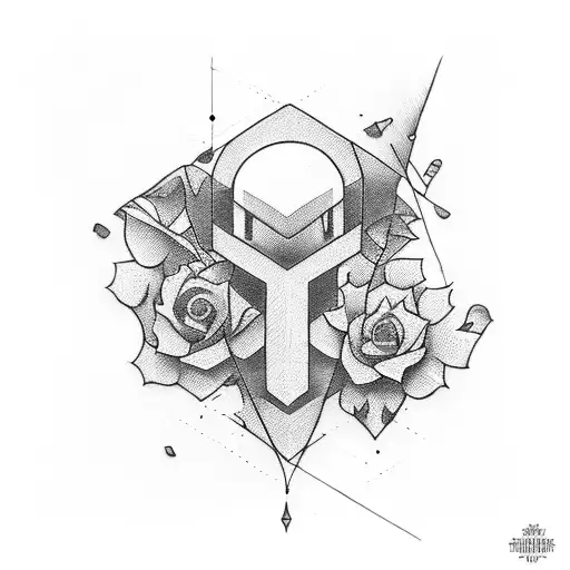 the numbers '5:46' tattoo design idea