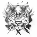 Panther tattoo design idea