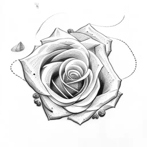 Rose Beach Sweet tattoo design idea
