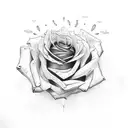 Rose Beach Sweet tattoo design idea