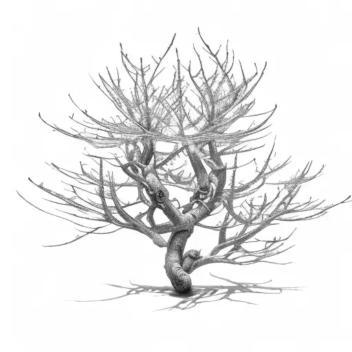 dogwood tree tattoo design idea