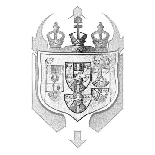 Serbian knight chess piece tattoo design idea