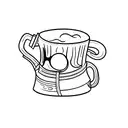  glass of beer tattoo design idea