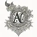 Aayush name tattoo tattoo design idea