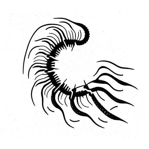 dune worm frank herbert tattoo design idea