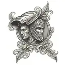 roman  tattoo design idea