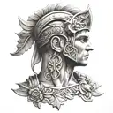 roman  tattoo design idea