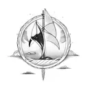 windsurf tattoo design idea