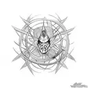Dr strange tattoo design idea