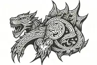 Skyrim tattoo design idea