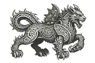 Skyrim tattoo design idea
