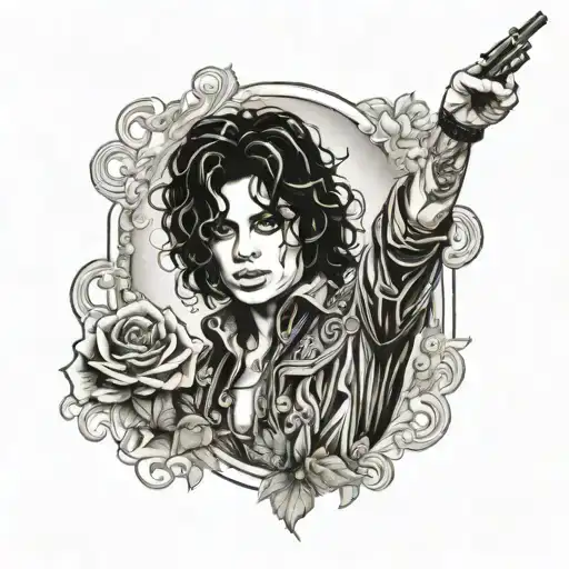 Michael Jackson  tattoo design idea