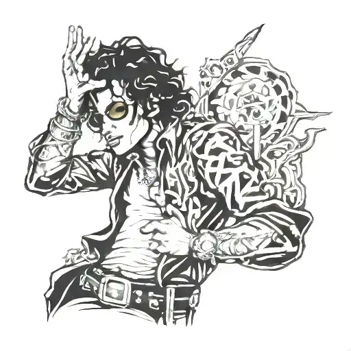 Michael Jackson tattoo design idea