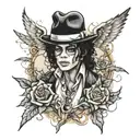 Michael Jackson  tattoo design idea