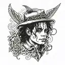 Michael Jackson  tattoo design idea