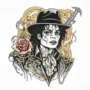 Michael Jackson  tattoo design idea